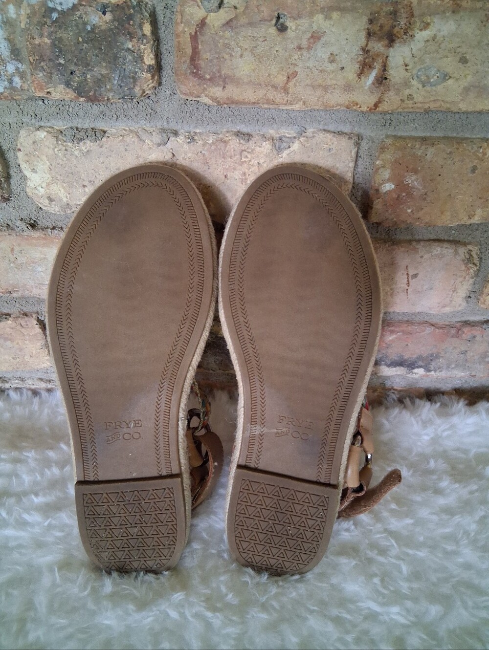 FRYE & CO KOLE ASYMMETRICAL ESPADRILLE SANDALS SIZE 7.5M - Picture 8 of 9